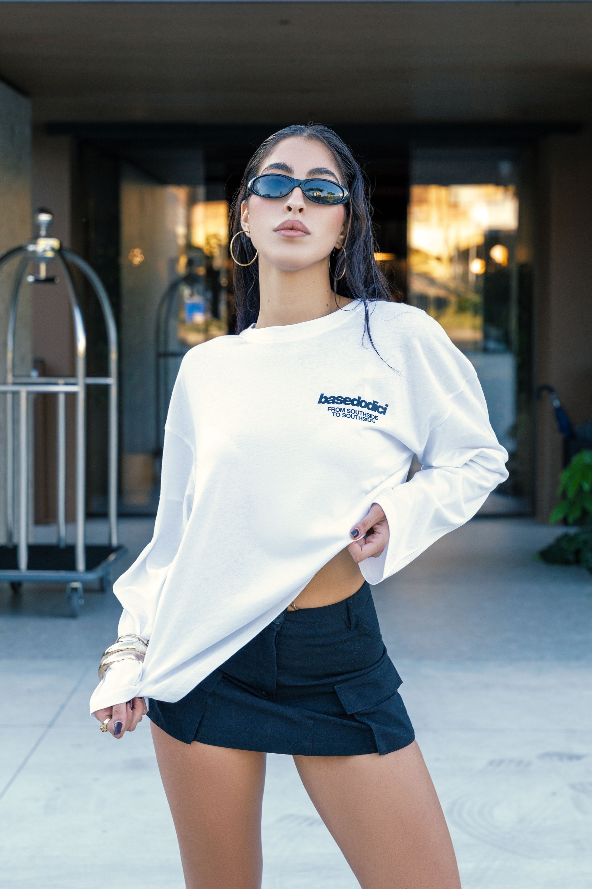 Longsleeve "AMMO" MiStaiSoffrendo White/Black