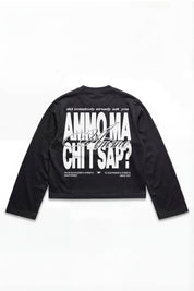 Longsleeve "AMMO" CHI'T'SAP Black/Grillz