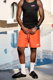 Swim Short "SUMMER CLUB" Logo Orange