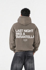 Hoodie "B12LAB" Tarantella Brown/White