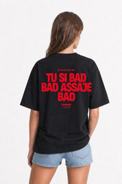 T-Shirt "COPY&PASTE" TU SI BAD BAD Black/Red