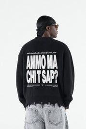 Knitwear "AMMO" CHI’T’SAP Black/White