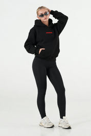 Hoodie "B12LAB" Bloodline Black/Red