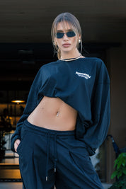 Longsleeve "AMMO" MiStaiSoffrendo Black/White