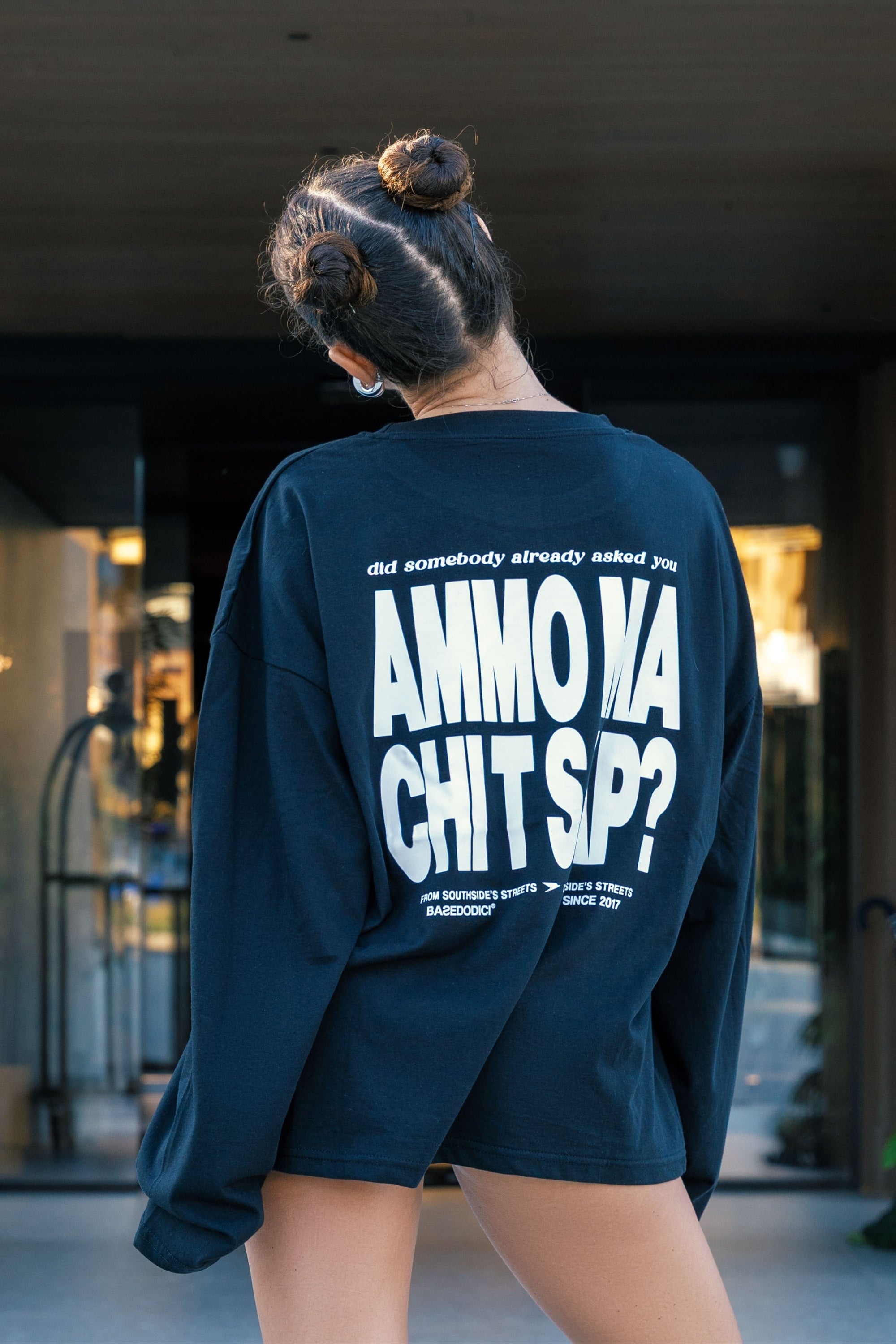Longsleeve "AMMO" CHI'T'SAP Black/White
