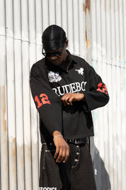 Polo Longsleeve "RUDEBOY LDN" 12 Black