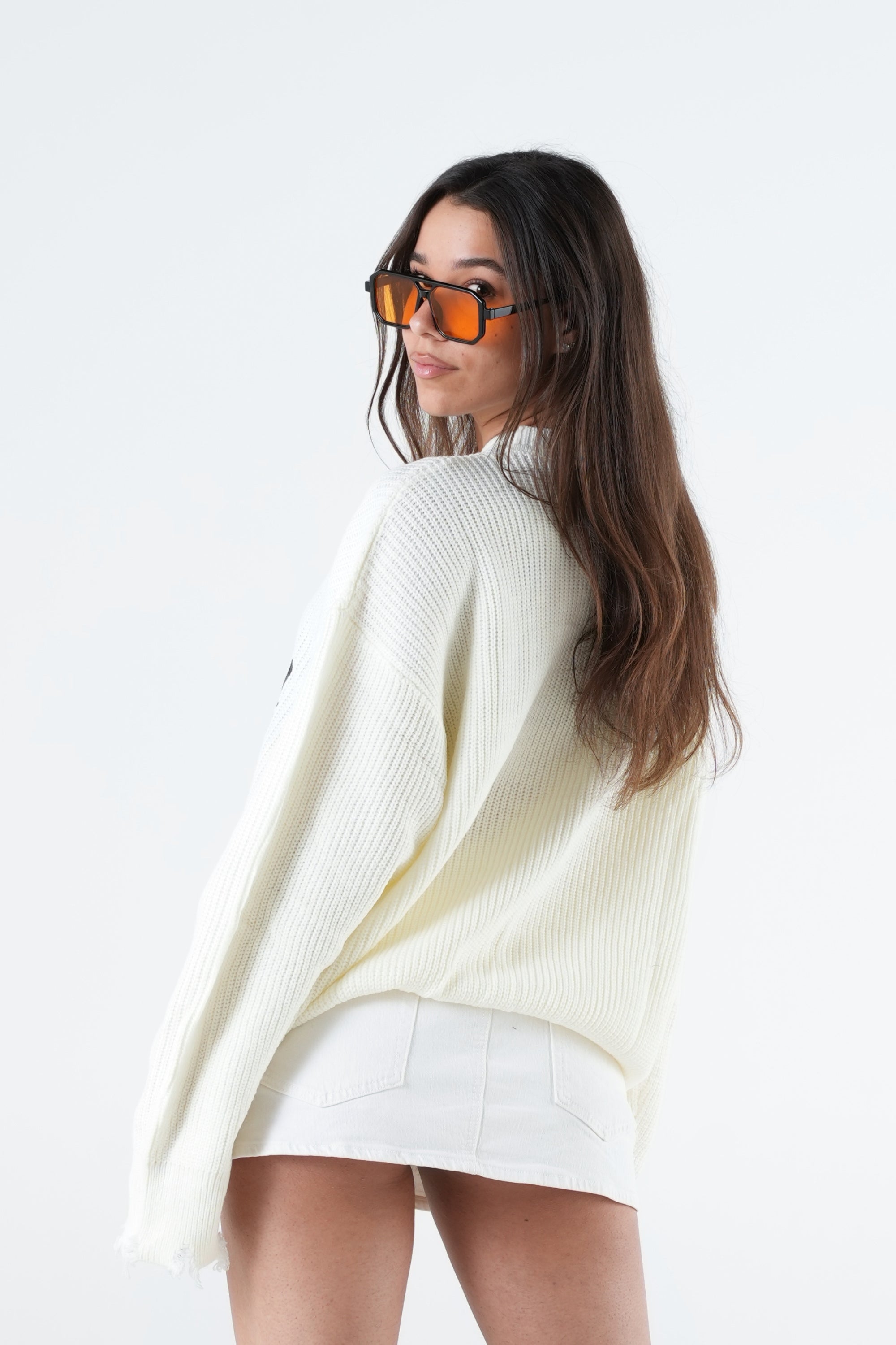 Knitwear " THE NOISE" Fav Brands White/Black
