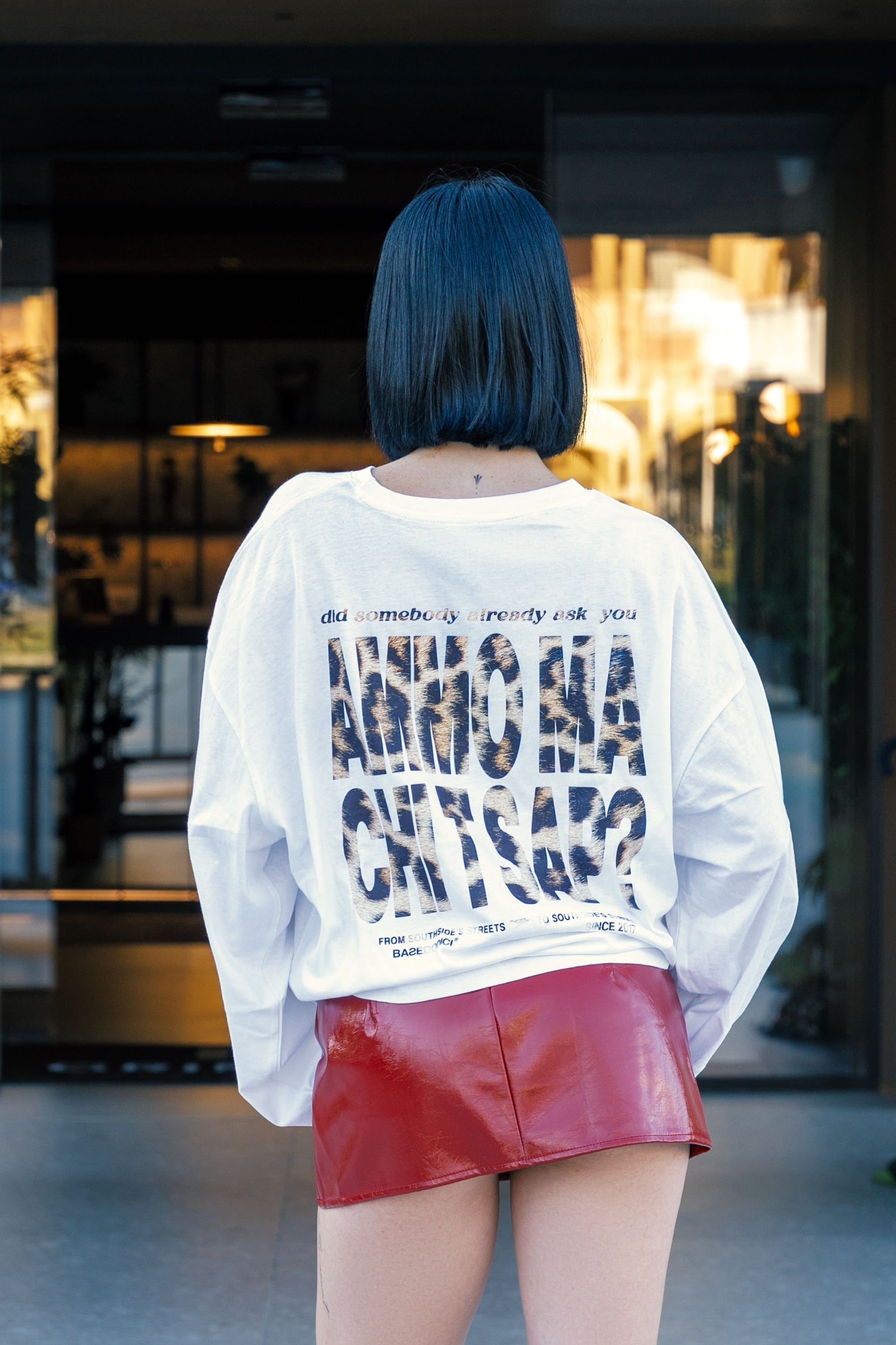 Longsleeve "AMMO" CHI'T'SAP White/AnimalierYellow