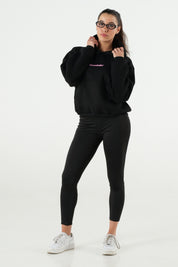 Hoodie "B12LAB" MyExes Black/Pink