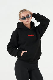 Hoodie "B12LAB" Bloodline Black/Red