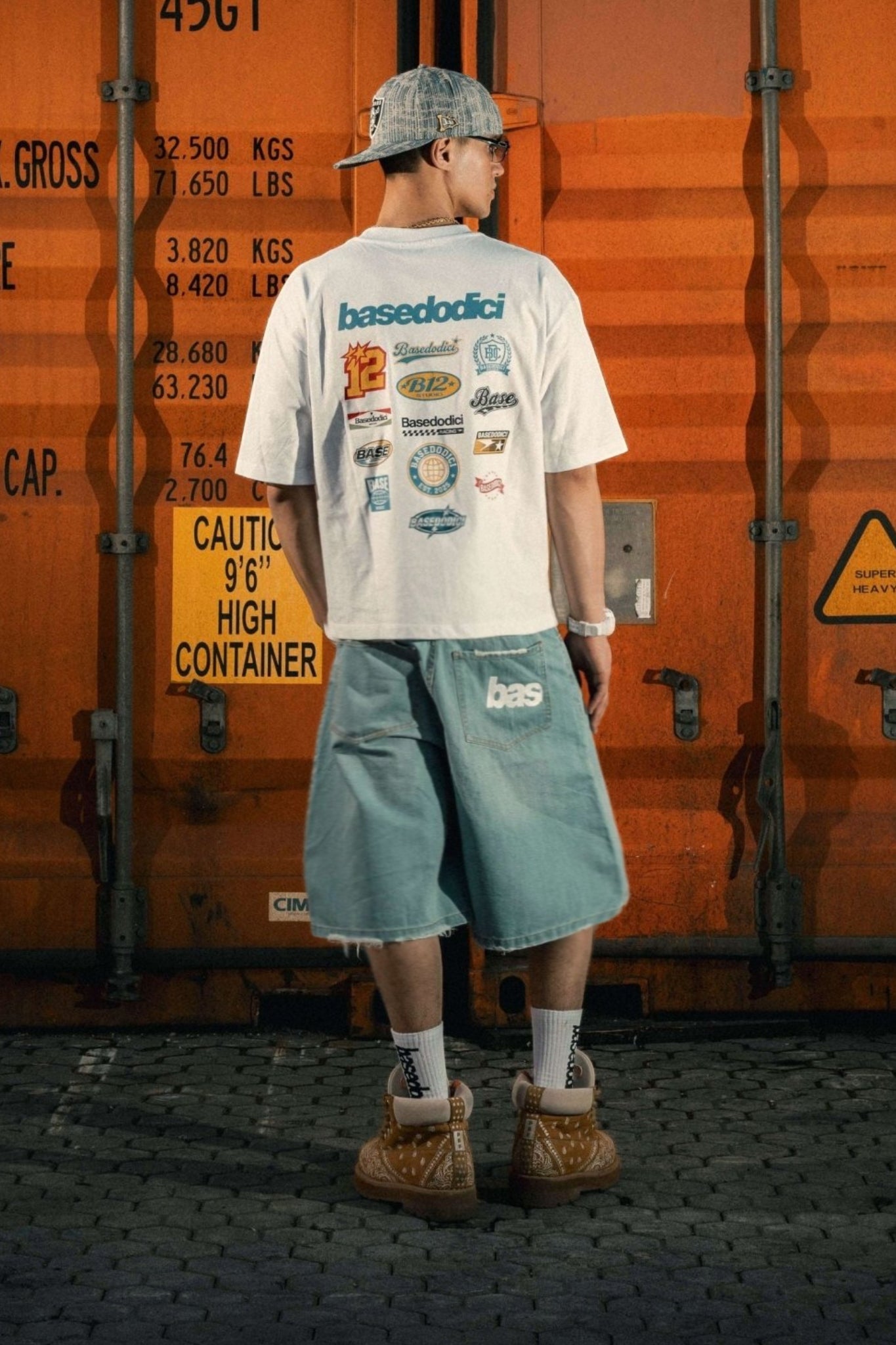 Jorts "LAST DELIVERY" Light Blue
