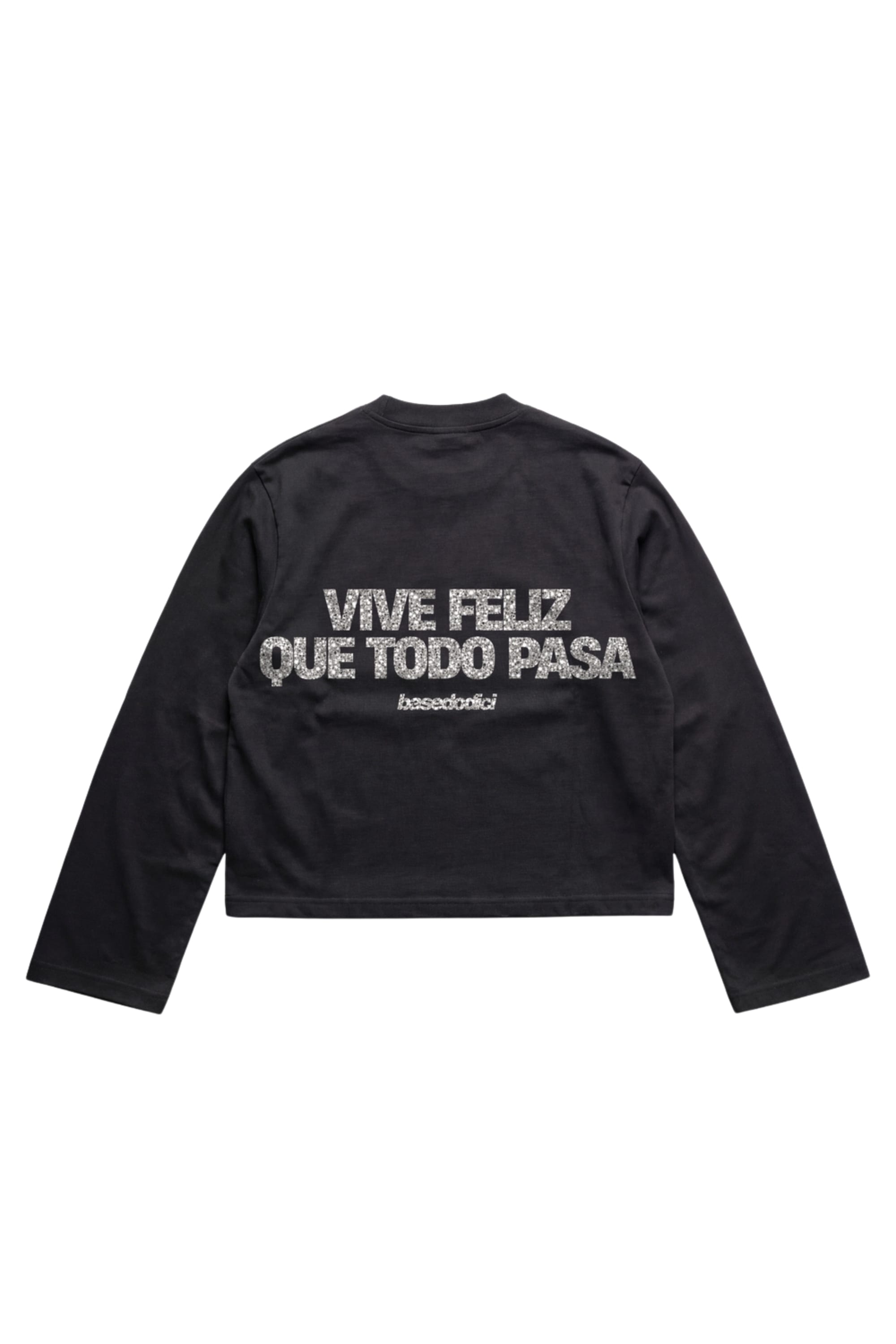 Longsleeve "VIRAL EDIT" ViveFeliz Black/Glitter