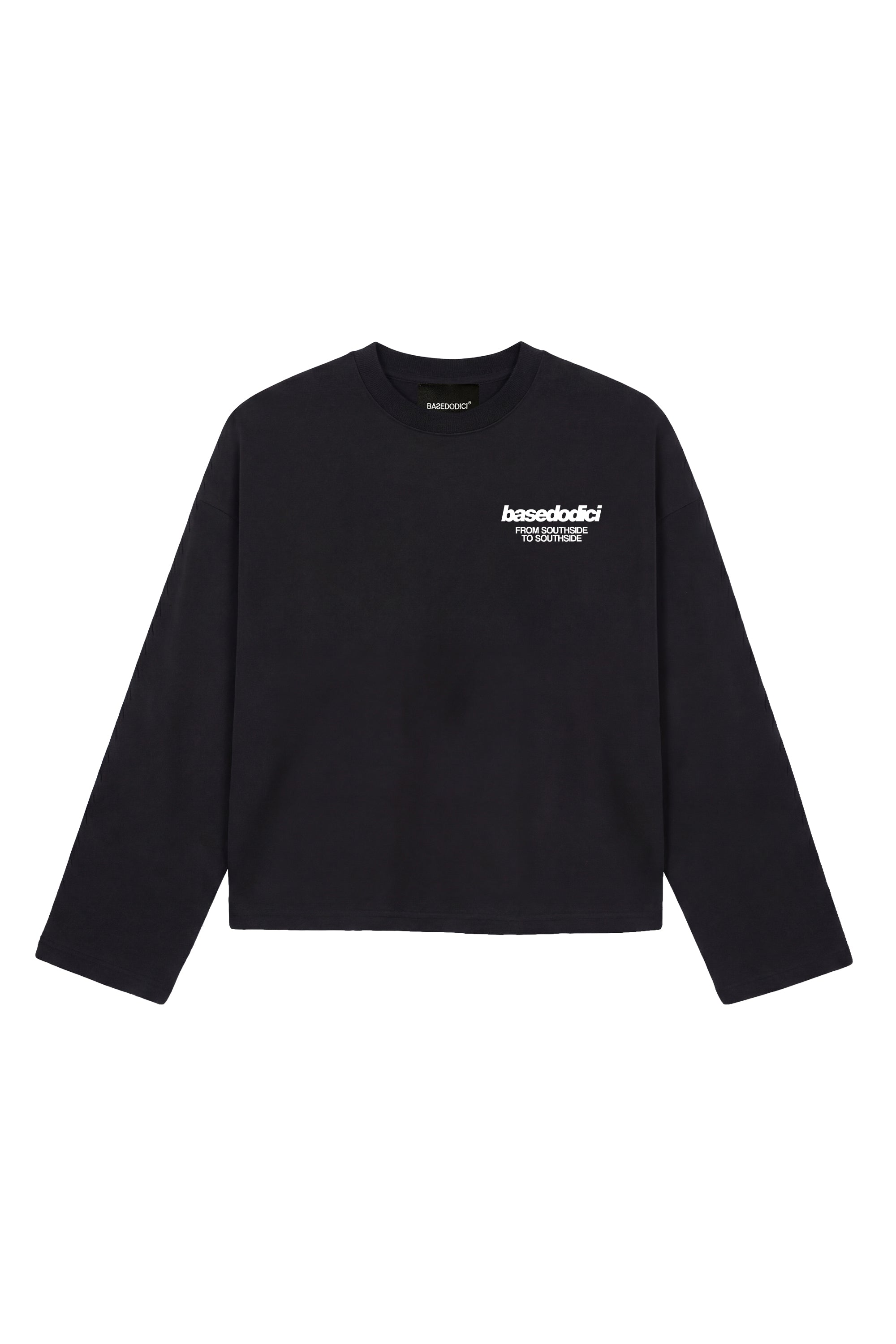 Longsleeve "AMMO" CHI'T'SAP Black/GlitterPinkItalic