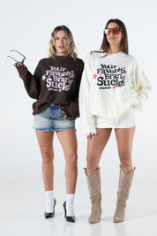 Knitwear " THE NOISE" Fav Brands White/Black