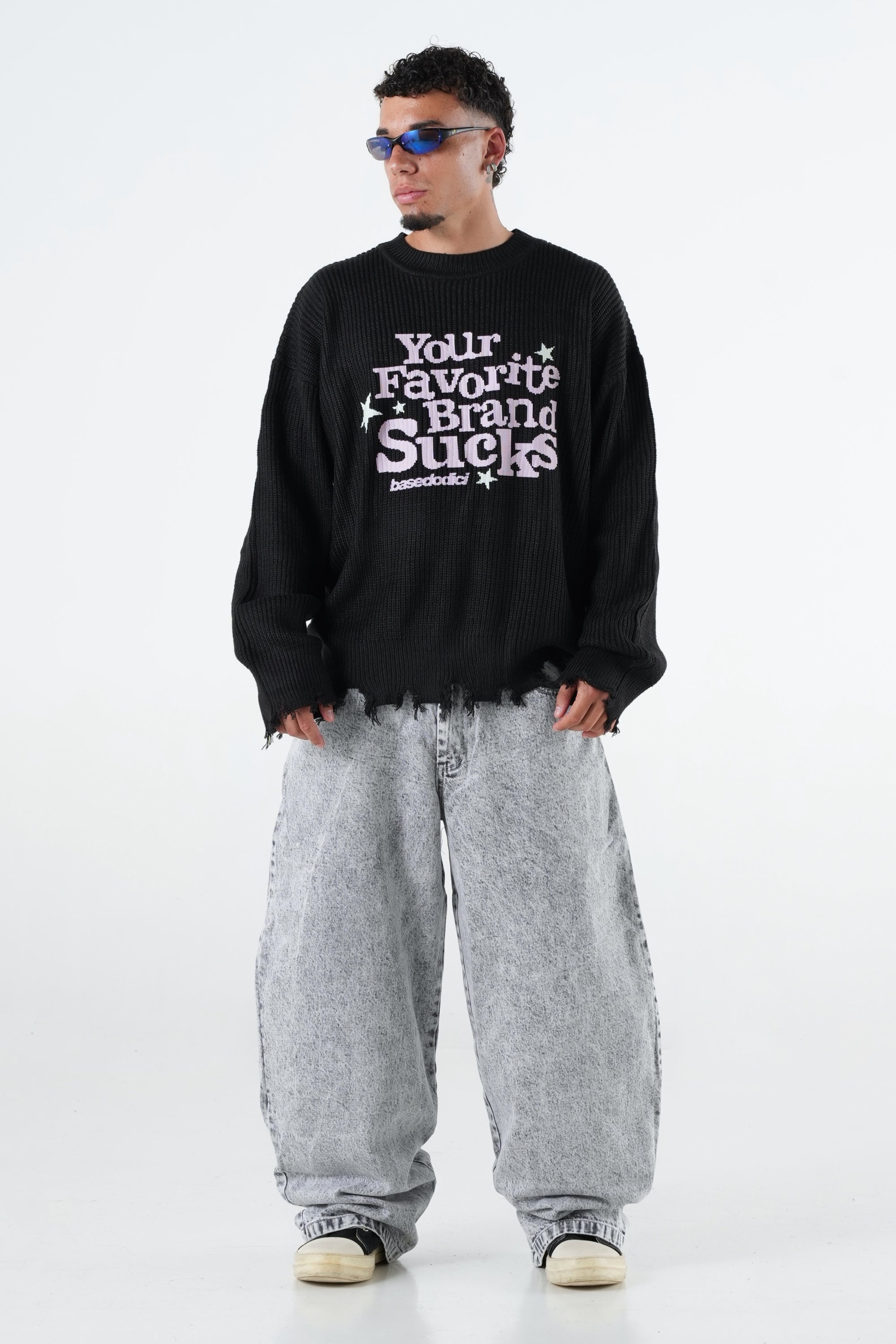 Knitwear "THE NOISE" Fav Brands Black/Pink
