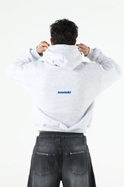 Hoodie "B12LAB" LoveBite AshGrey