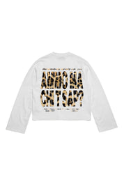 Longsleeve "AMMO" CHI'T'SAP White/AnimalierYellow
