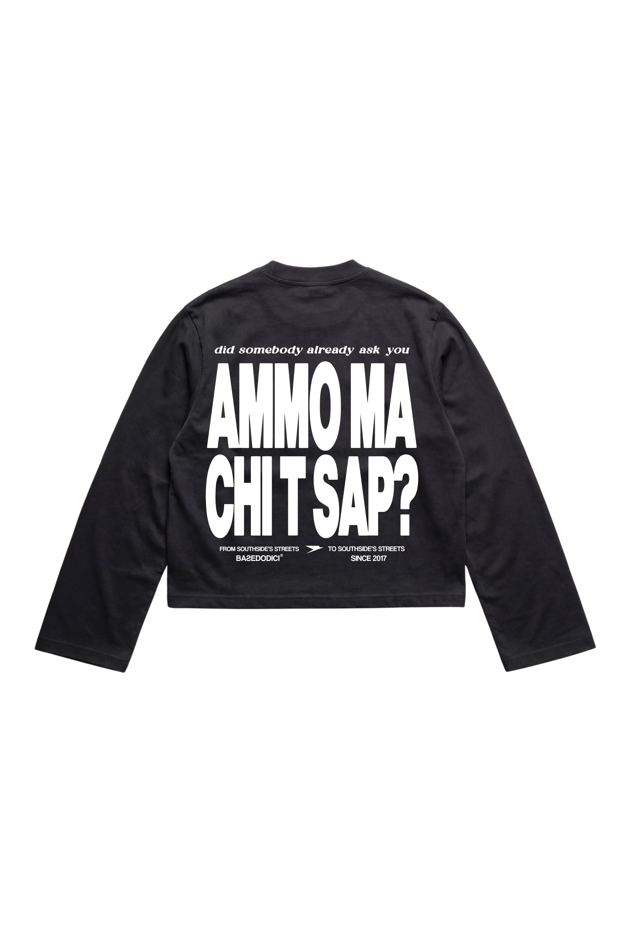 Longsleeve "AMMO" CHI'T'SAP Black/White