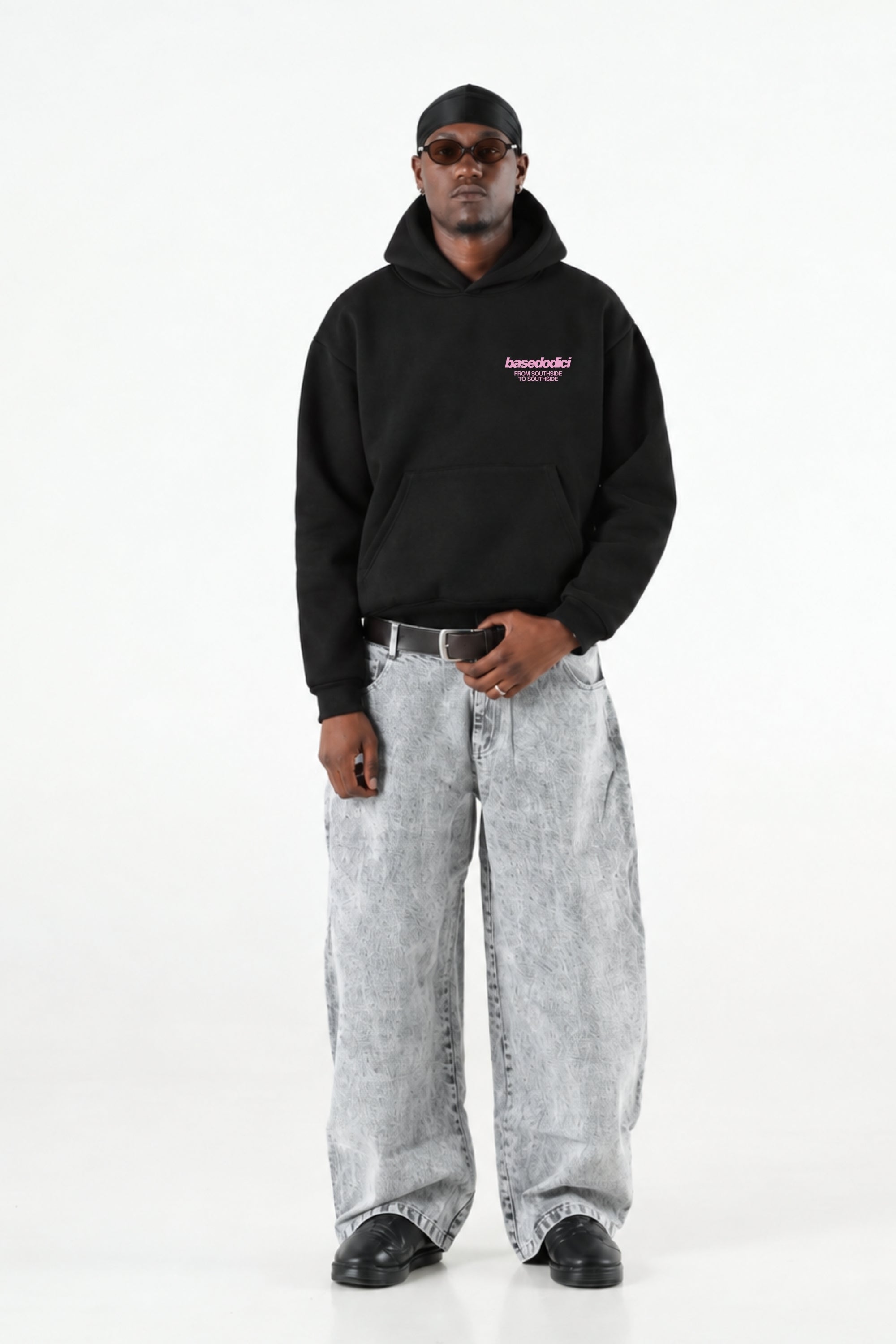 Hoodie "AMMO" MiStaiSoffrendo Black/Pink