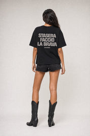 T-Shirt "VIRAL EDIT" FaccioLaBrava Black/Glitter