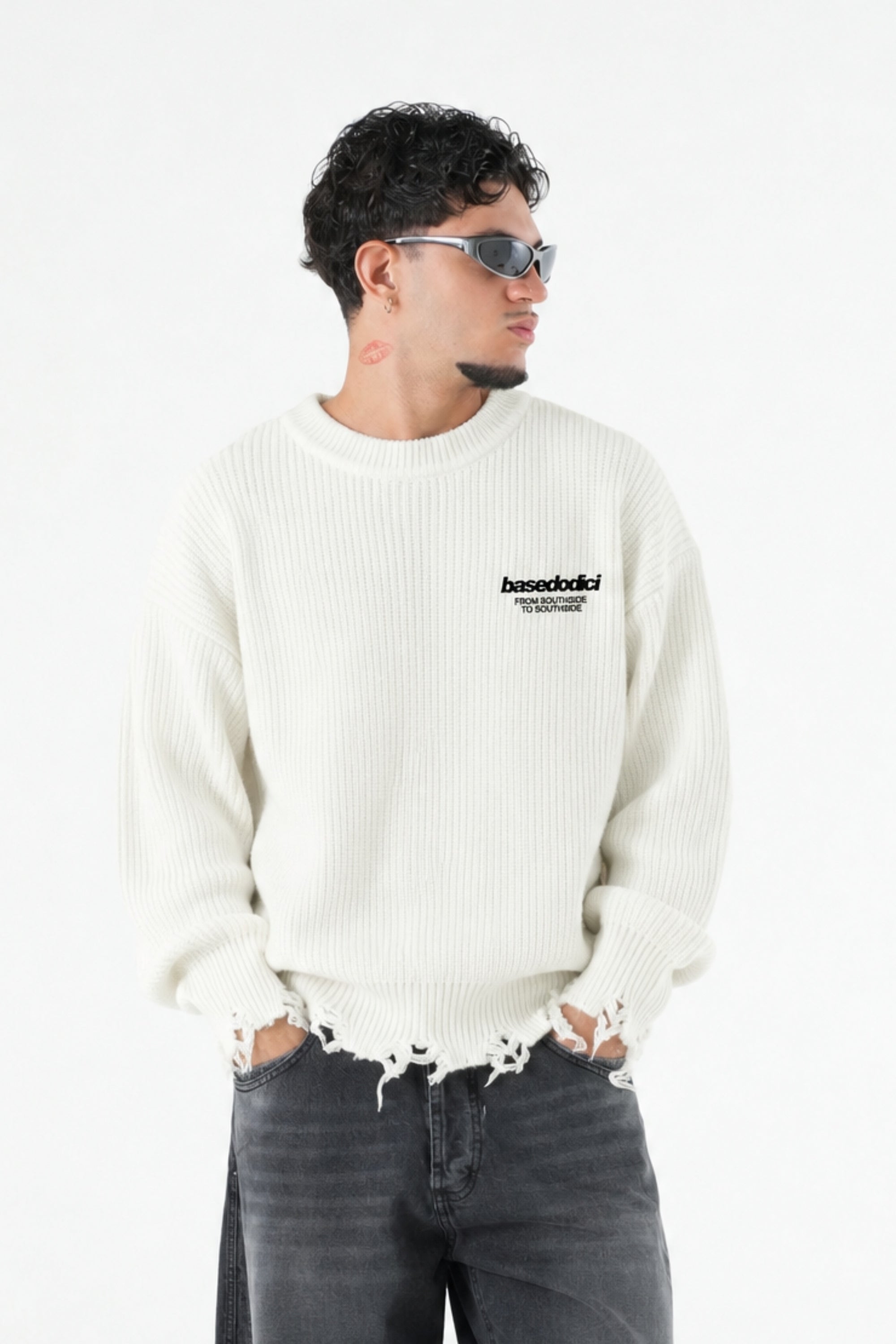Knitwear "AMMO" CHI’T’SAP White/Black