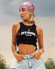 Tank Top "DIVA" Invidiose Black