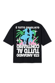 "SAMURAIJAYxBASEDODICI" Merengue Tee Black