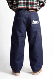 "RUDEBOY LDN" Work Denim Blue Raw