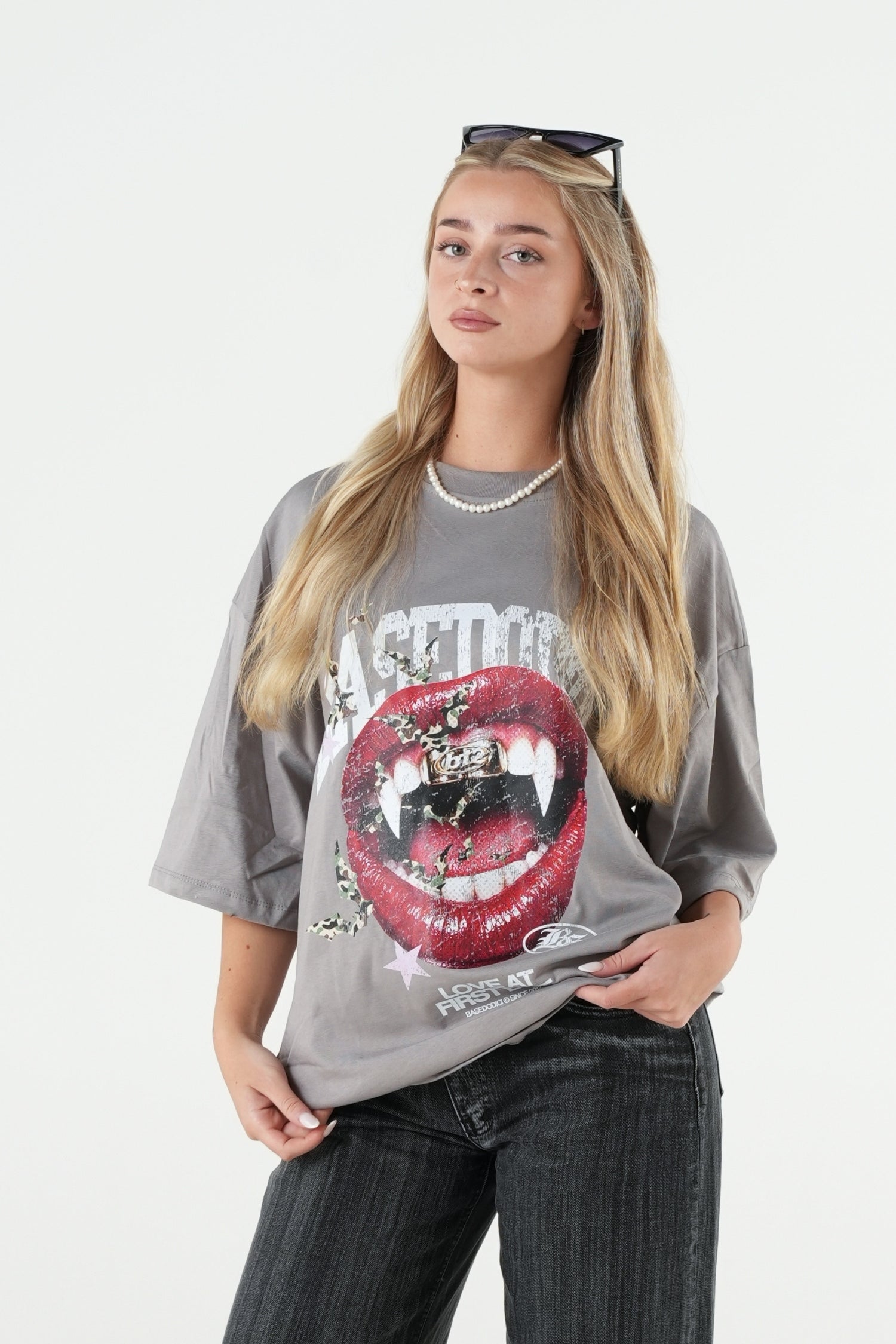 T-Shirt "B12LAB" LoveBite Charcoal