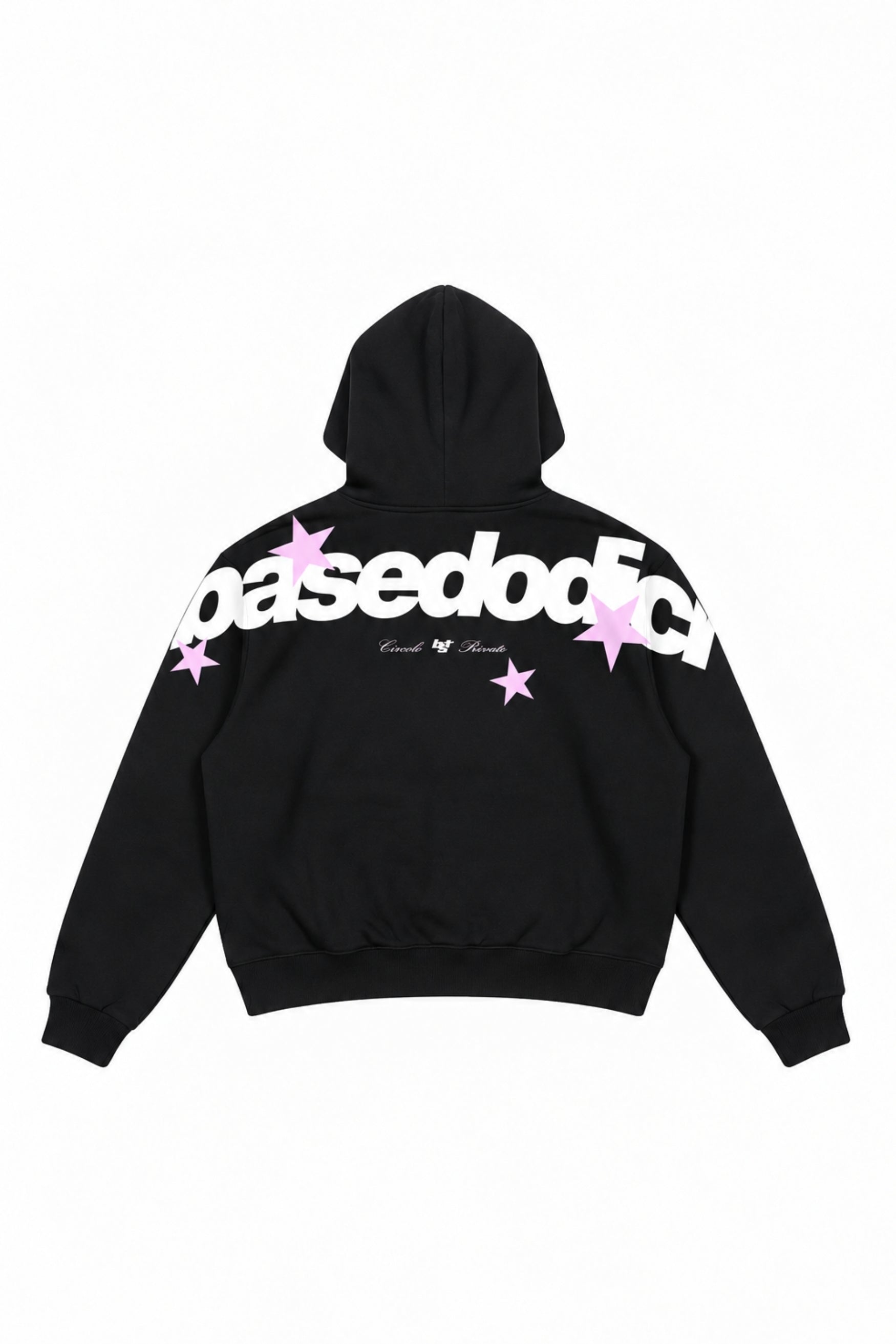 Hoodie "THE NOISE" BackLogoStars Black/White