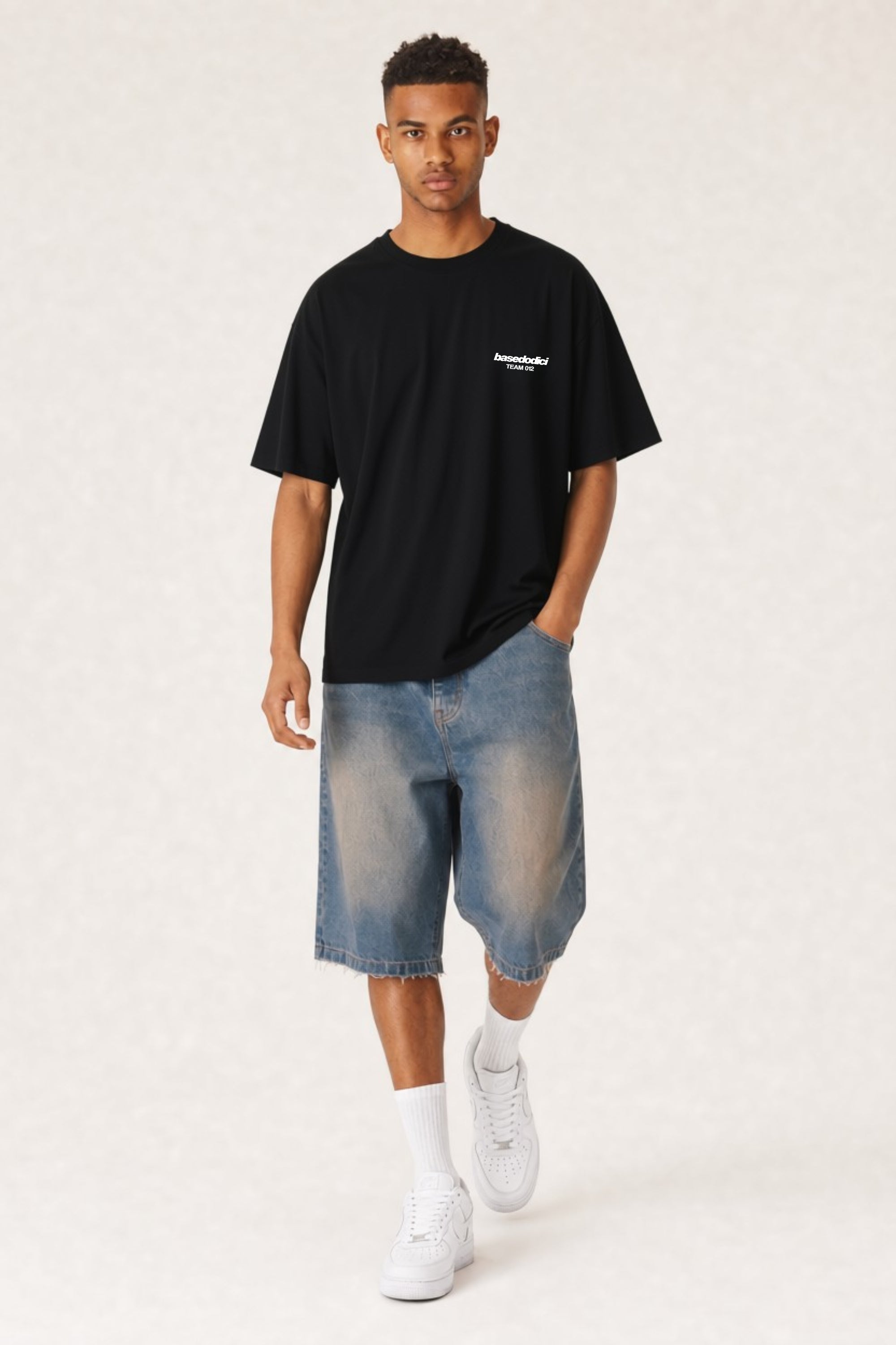 "THEICON" Team012 Black T-Shirt