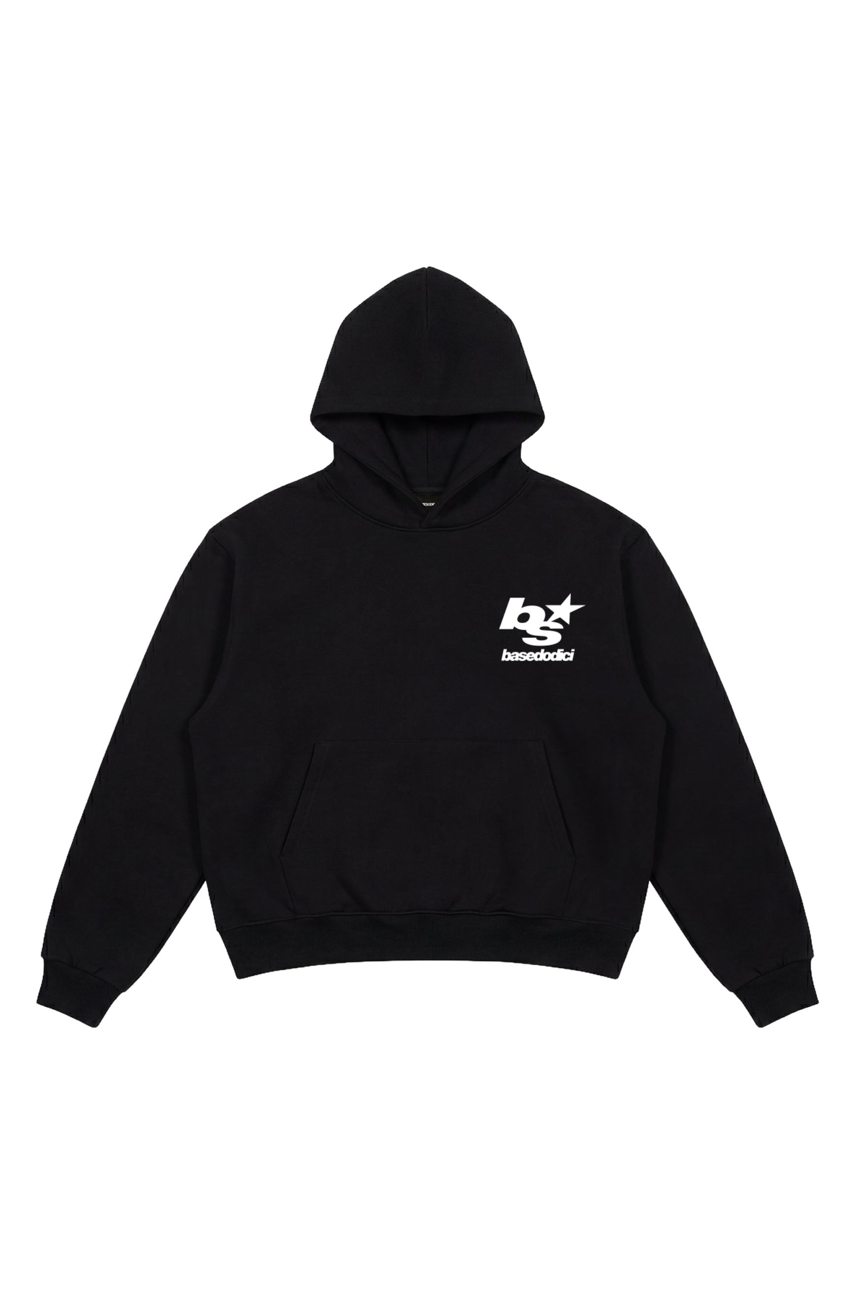 Hoodie "THE NOISE" BackLogoStars Black/White