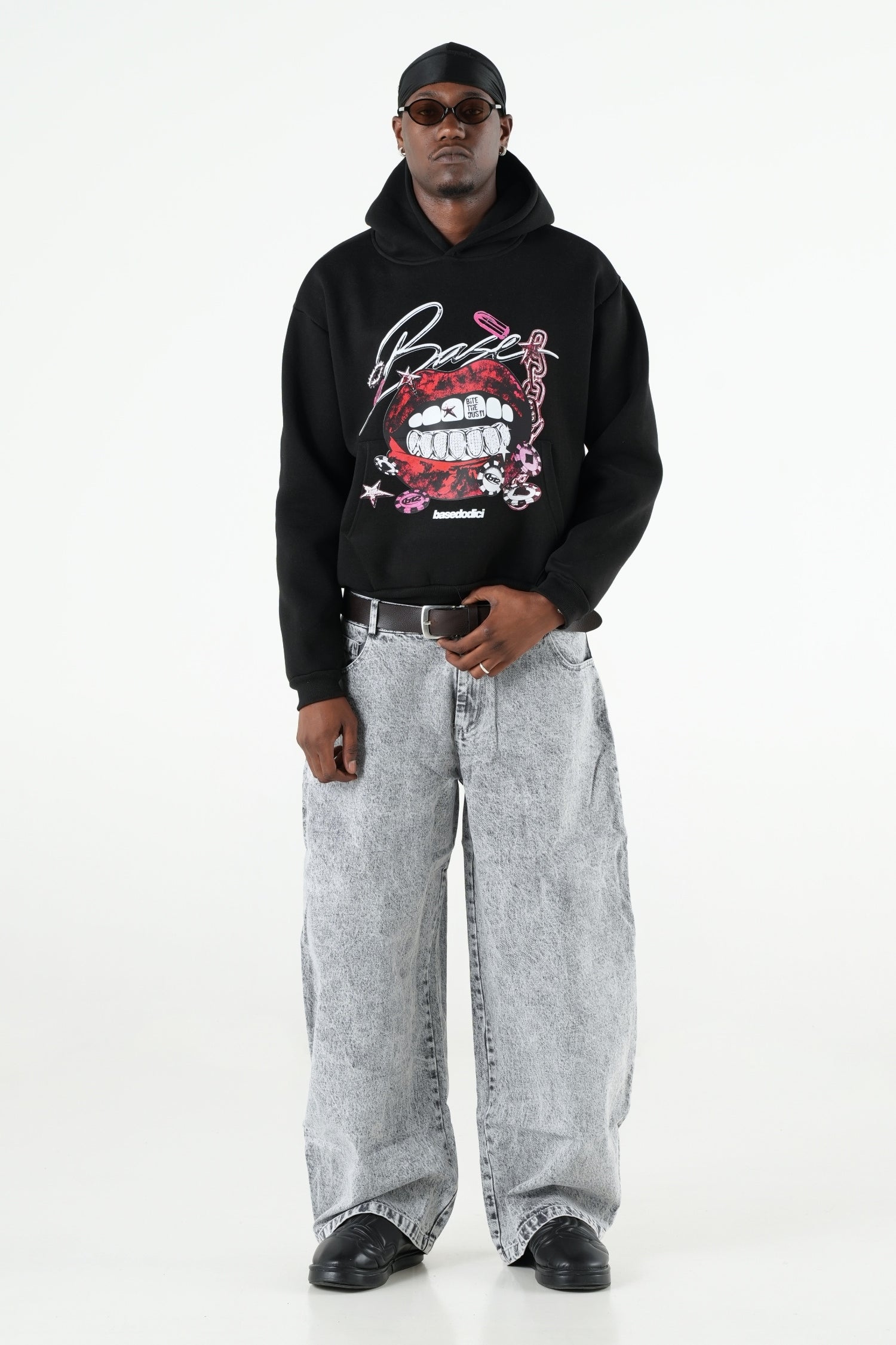 Hoodie "B12LAB" BiteTheDust Black