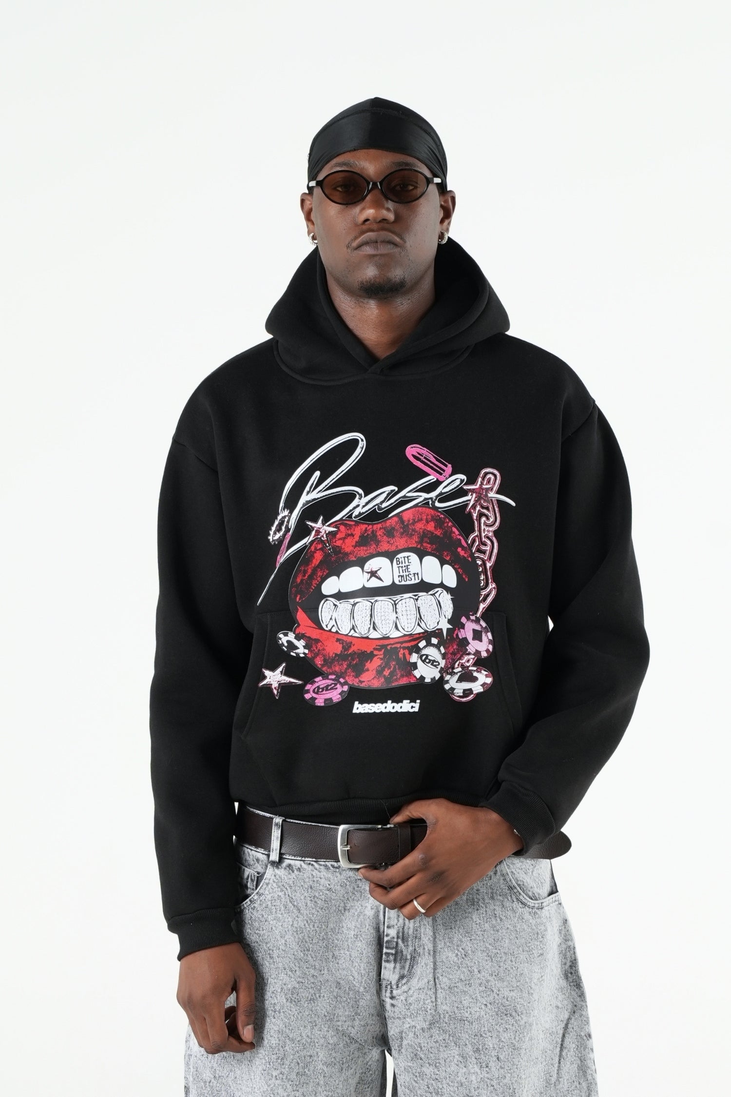 Hoodie "B12LAB" BiteTheDust Black