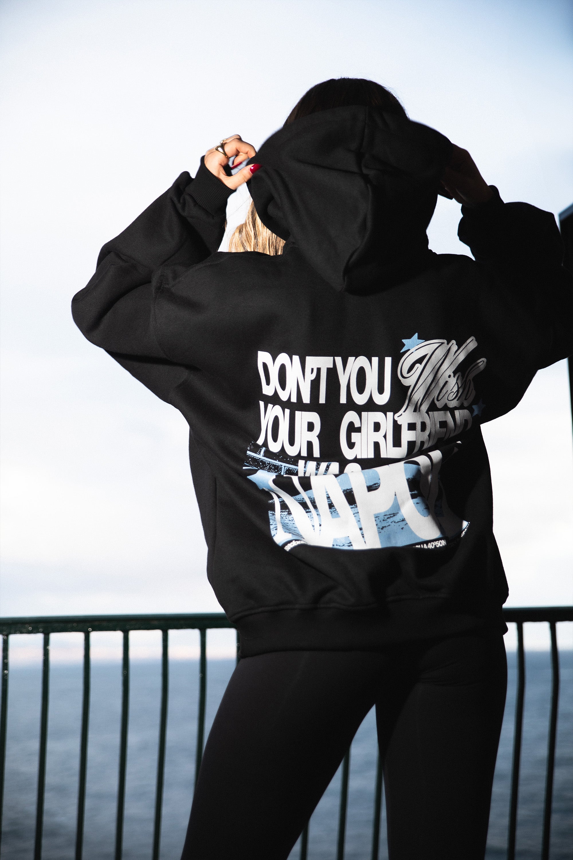 PREORDER - Hoodie “WISHYOUR” Girlfriend Black