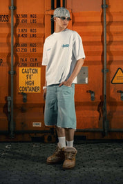Jorts "LAST DELIVERY" Light Blue