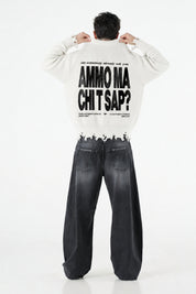 Knitwear "AMMO" CHI’T’SAP White/Black