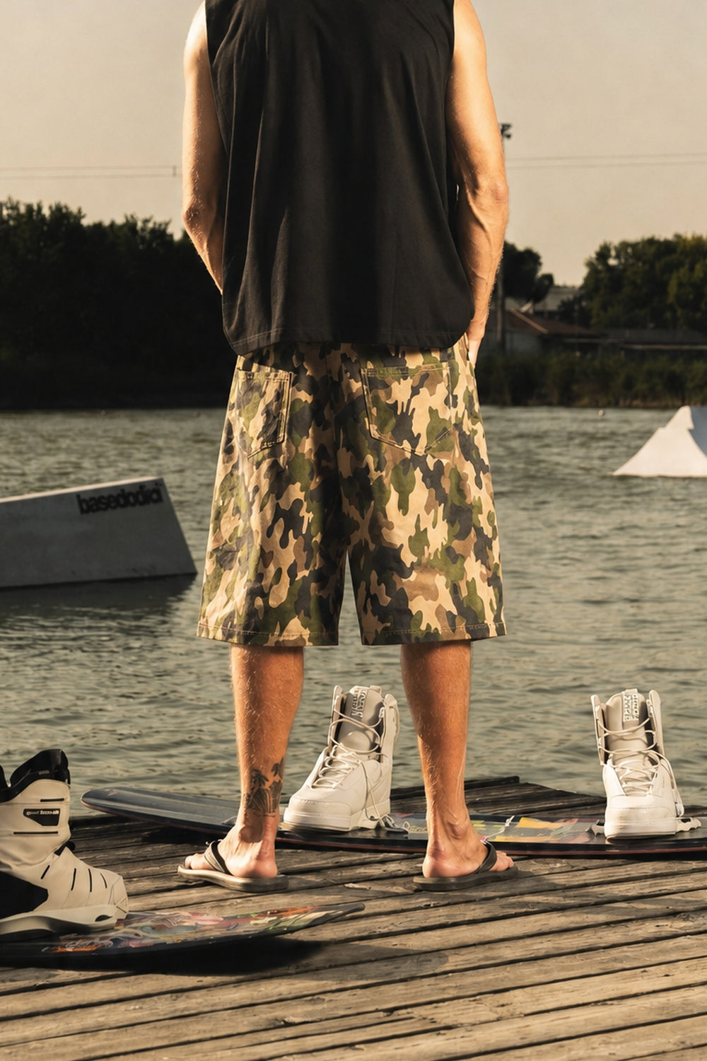 Jorts "RIVIERA" Camo
