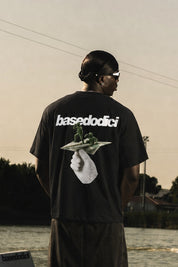 T-shirt "RIVIERA" Paper Black