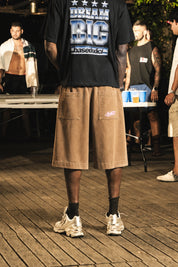 Jorts "RIVIERA" Logo Brown/Pink
