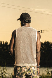 Tank Mesh "RIVIERA" Base White