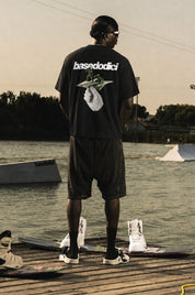 T-shirt "RIVIERA" Paper Black