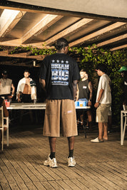 Jorts "RIVIERA" Logo Brown/Pink