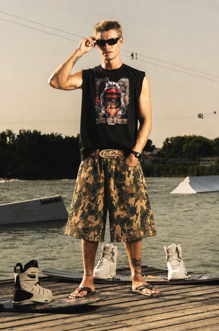 Jorts "RIVIERA" Camo