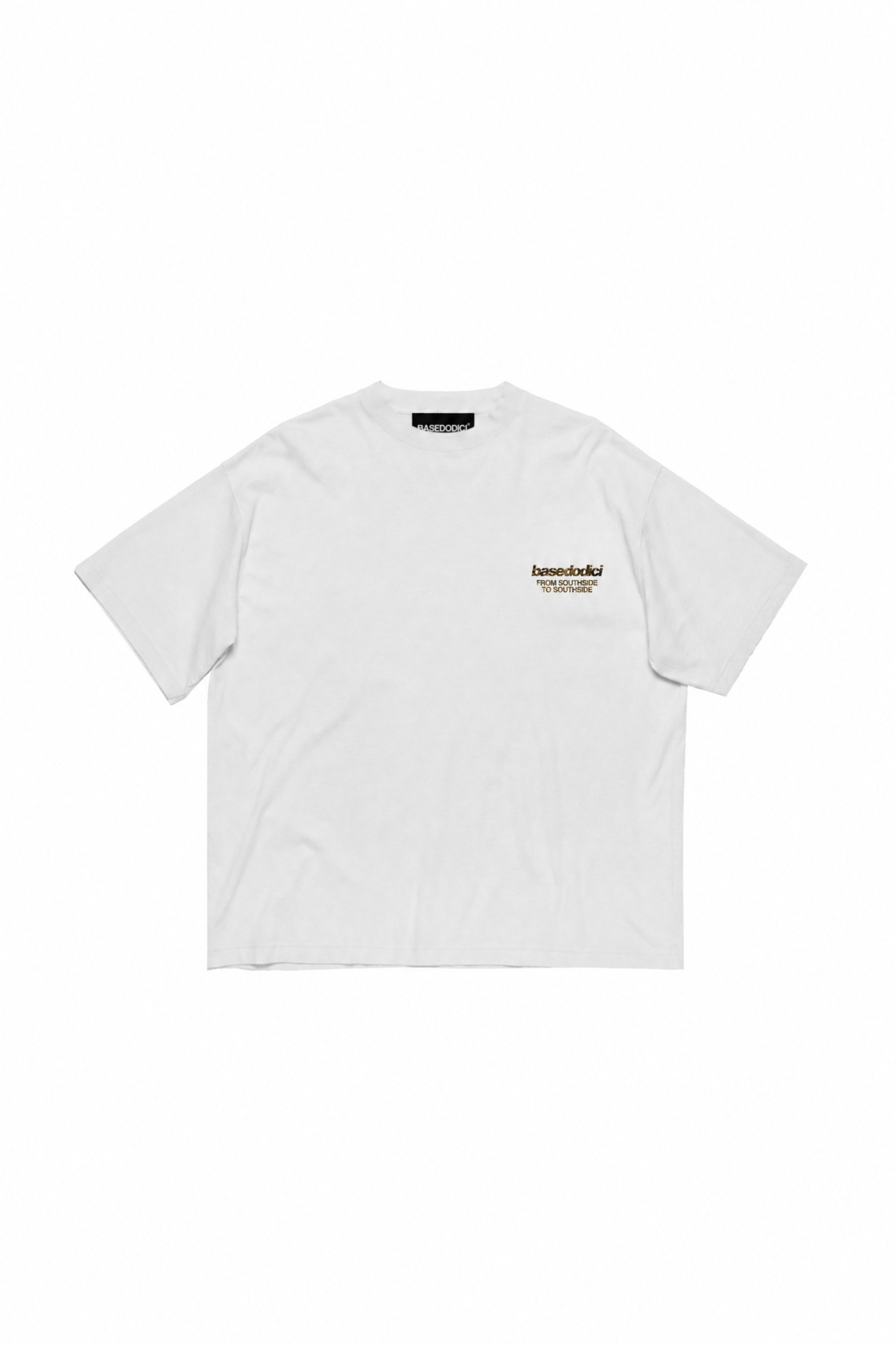 "AMMO" CHI'T'SAP White/Animalier Yellow T-Shirt
