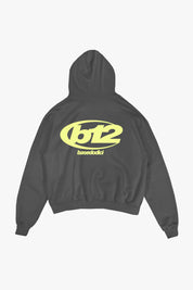 Hoodie "TEAM012" Back 12 CharcoalGrey/Yellow