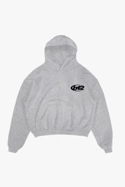 Hoodie "TEAM012" Back Logo AshGrey/Black