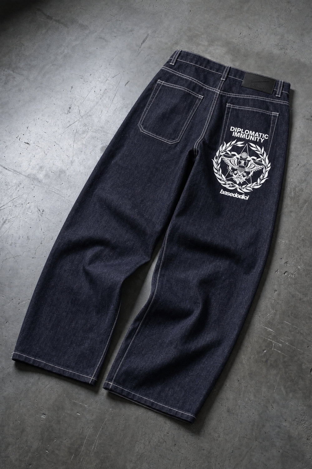 Bigall Denim "WORLD TOUR" Diplomatic Blue Raw