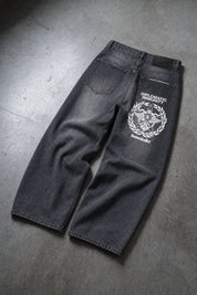 "WORLD TOUR" Work Denim Diplomatic Black Raw