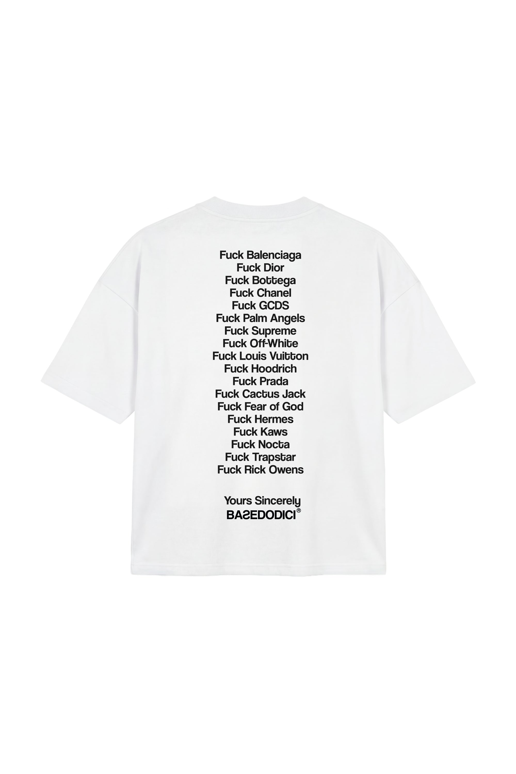 T-Shirt “COMFY” FCK White